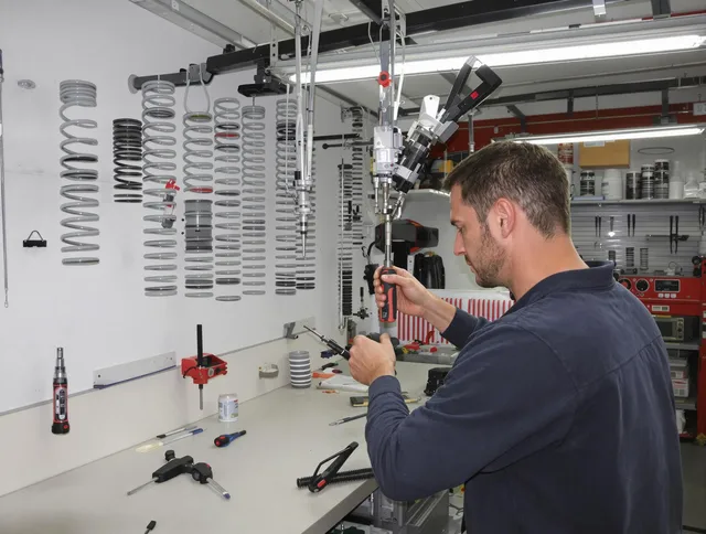 Concord Garage Door Repair safety certified technician performing precision spring replacement in Concord